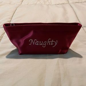 NWOT Victoria’s Secret Naughty blinged makeup bag